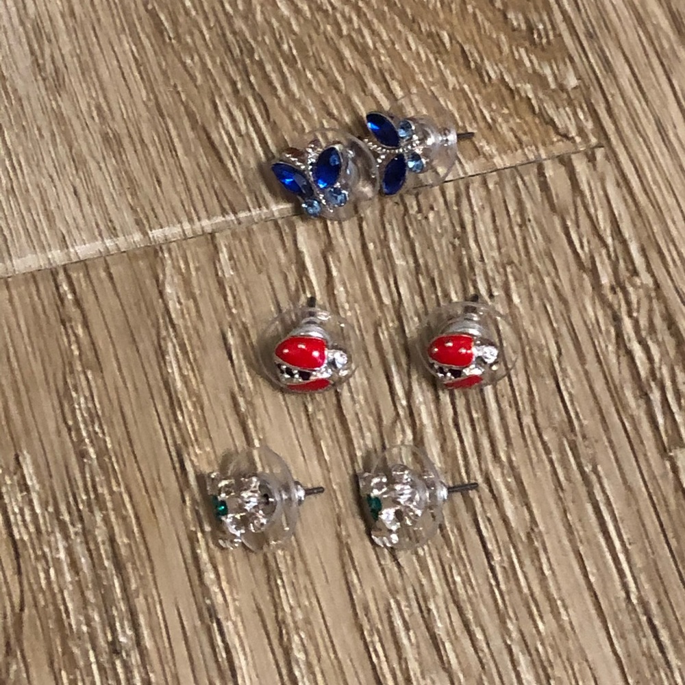 Earrings Lot: Bugs and Frogs